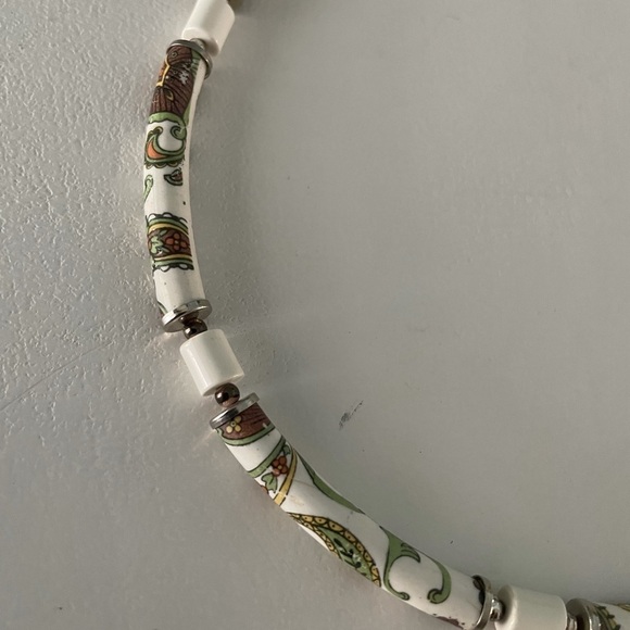 Porcelain Choker Hook Clasp Vintage Made in Japan - Picture 8 of 13